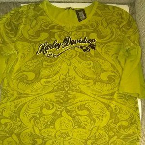 Harley-Davidson Women's Military Green Shirt